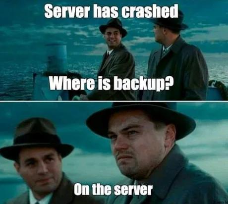 Server has crashed...