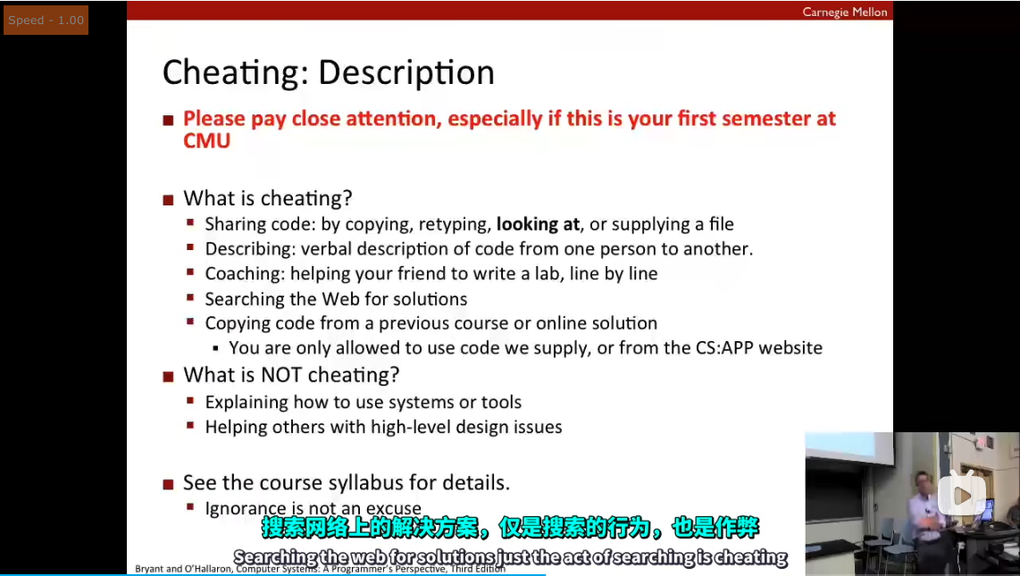 Cheating: Description